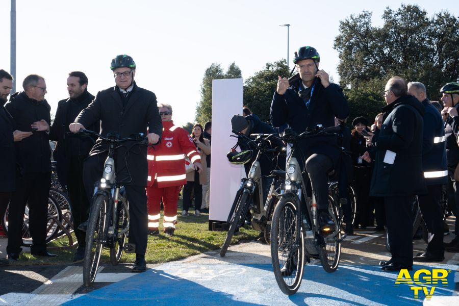 In bicicletta Troncone AD ADR Gualtieri Commissario straordinario Giubileo