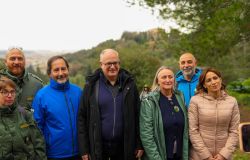 Cammini Giubilari, il sindaco Gualtieri a sini. l'ass. ambiente Alfonsi