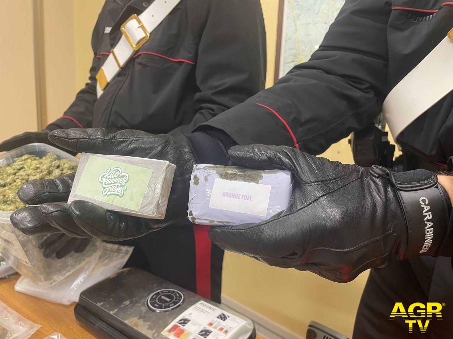 Carabinieri la droga sequestrata