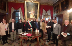 Carpineto Romano il sindaco Stefano Cacciotti a conclusione dell'incontro svoltosi a Carpineto