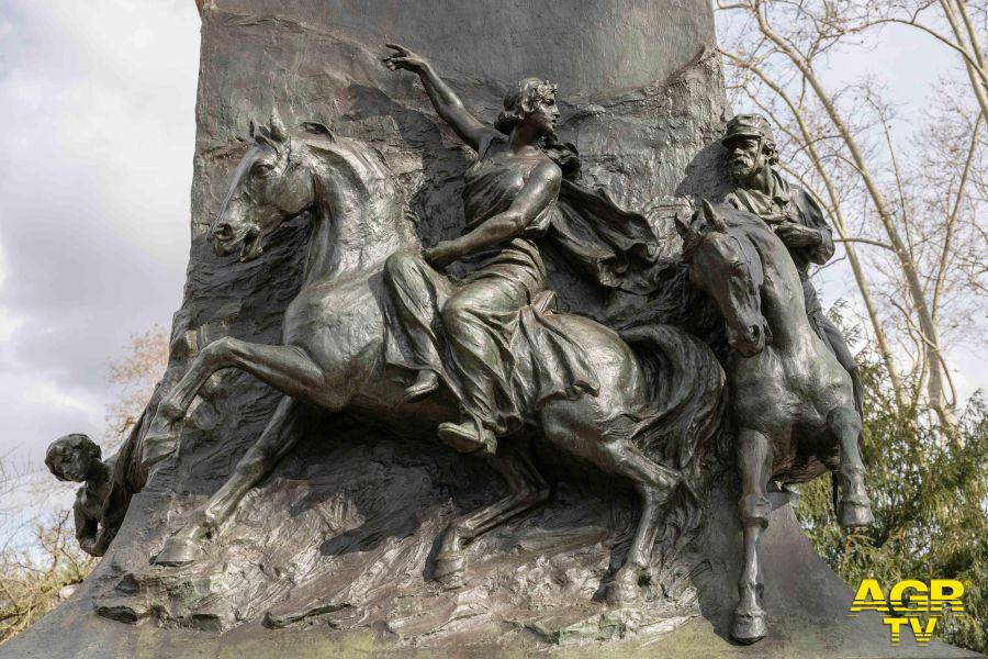 Roma, concluso il restauro del monumento equestre dedicato ad Anita Garibaldi al Gianicolo