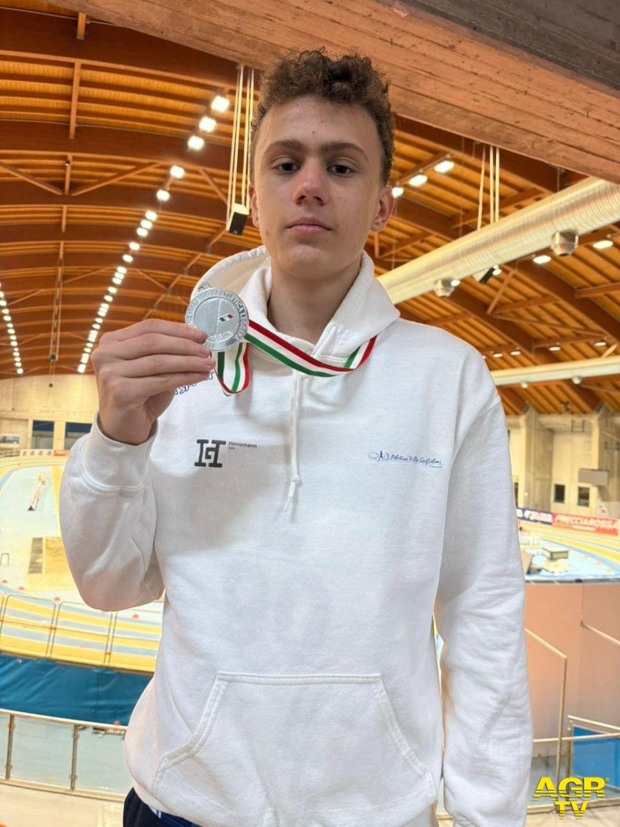 Atletica, Artem Shabili di Fiumicino argento nei 60 metri ai tricolori allievi di Ancona