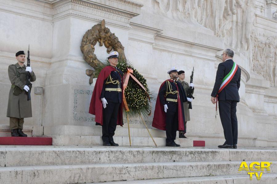 Il sindaco rende omaggio alle vittime delle Foibe