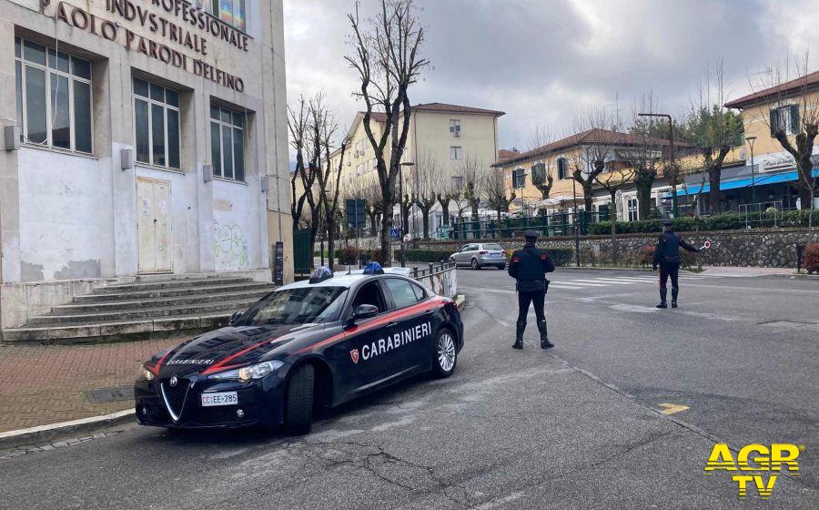 Carabinieri Colleferro posto di blocco per controlli