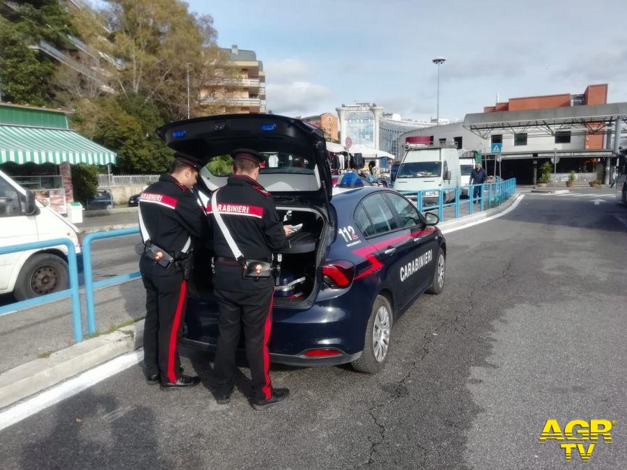 Carabinieri controlli Cecchignola e Laurentino 38