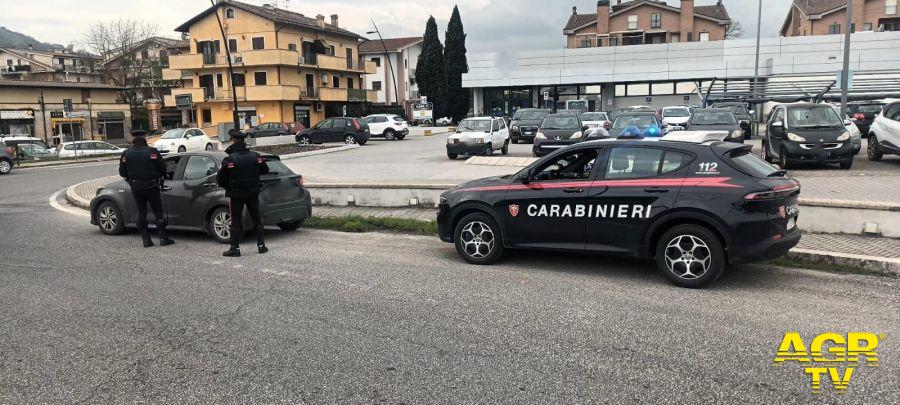 Carabinieri del NORM impegnati in un controllo ad Artena