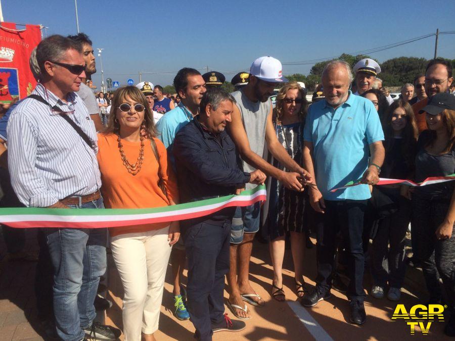 Maccarese, inaugurato nuovo lungomare e ciclabile Maccarese, inaugurato nuovo lungomare e ciclabile