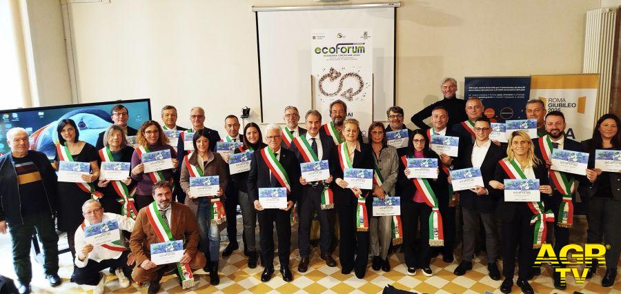 Legambiente, premiati i comuni ricicloni, la Provincia di Roma raccoglie il 69% di differenziata