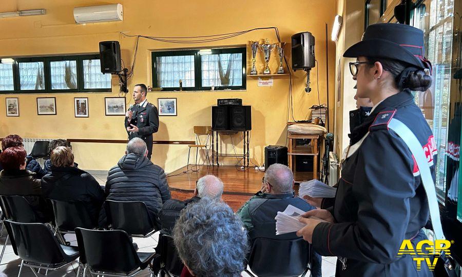 Carabinieri incontro con gli anziani Casilina