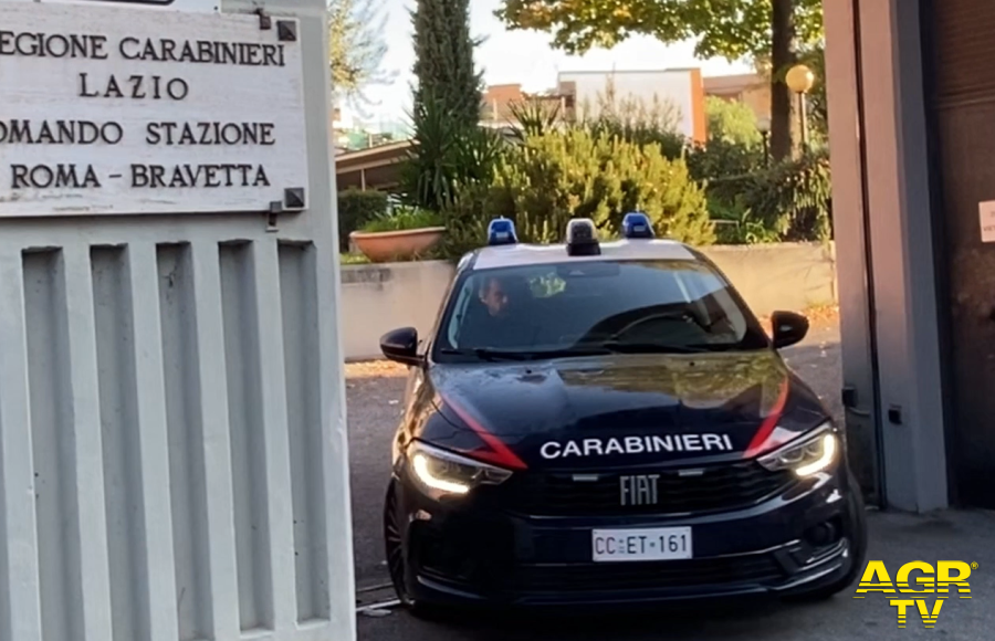 Carabinieri stazione Bravertta intervenuti