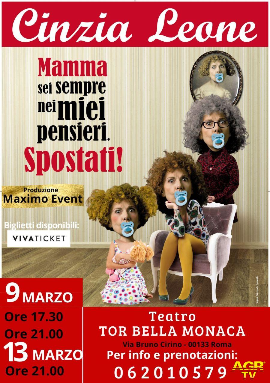 LOCANDINA SPETTACOLO 9 E 13 MARZO MAMMA SEI SEMPRE NEI MIEI PENSIERI SPOSTATI