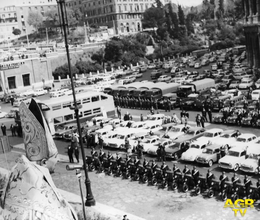 Santa Francesca 2 aprile 1967 foto archivio storico ACI Roma