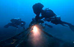 Sea Shepard 500 metri rete fantasma recuperati ad Ognina fasi subacquee del recupero