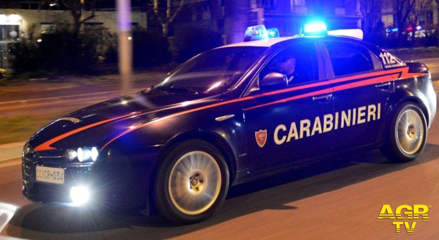 Carabinieri equipaggio intervenuto