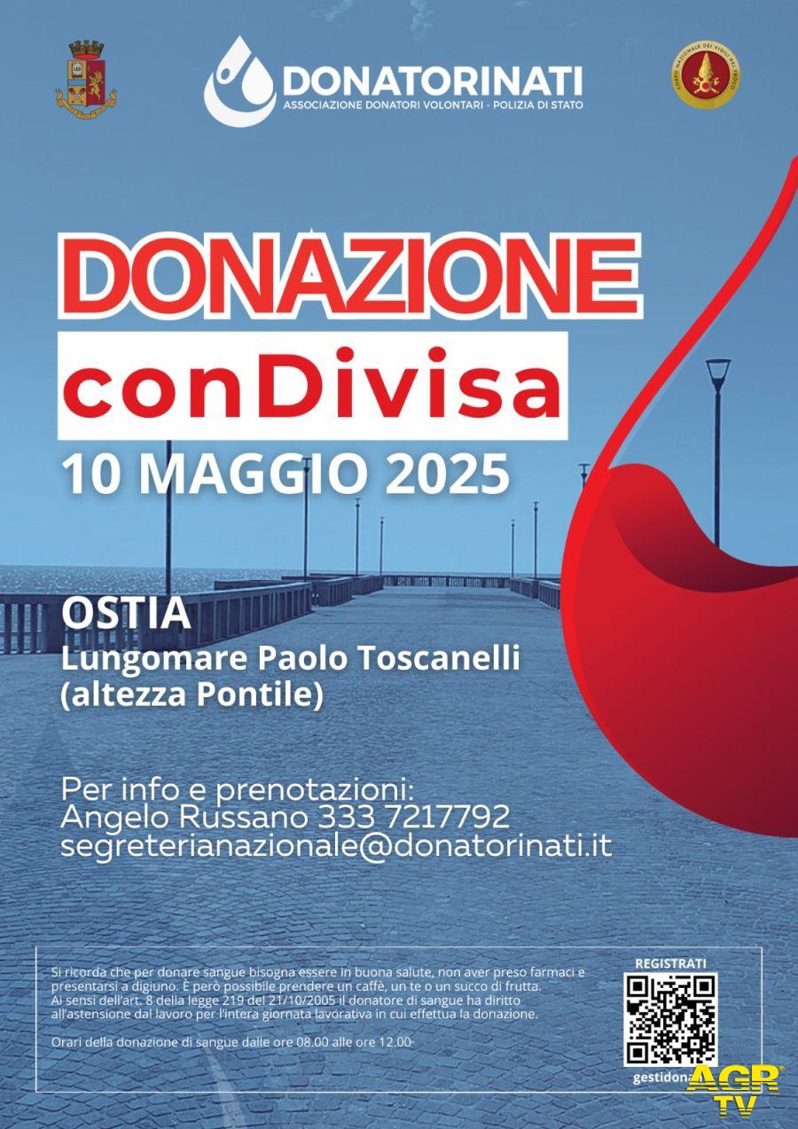 Donazione conDivisa locandina 10 maggio Donazione conDivisa locandina 10 maggio