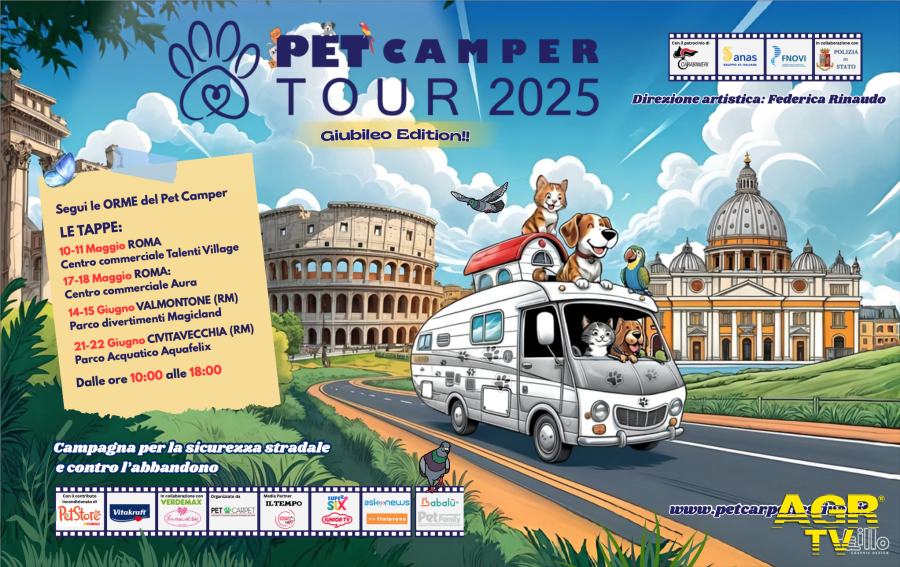 PET CAMPER TOUR V Edizione locandina PET CAMPER TOUR V Edizione locandina