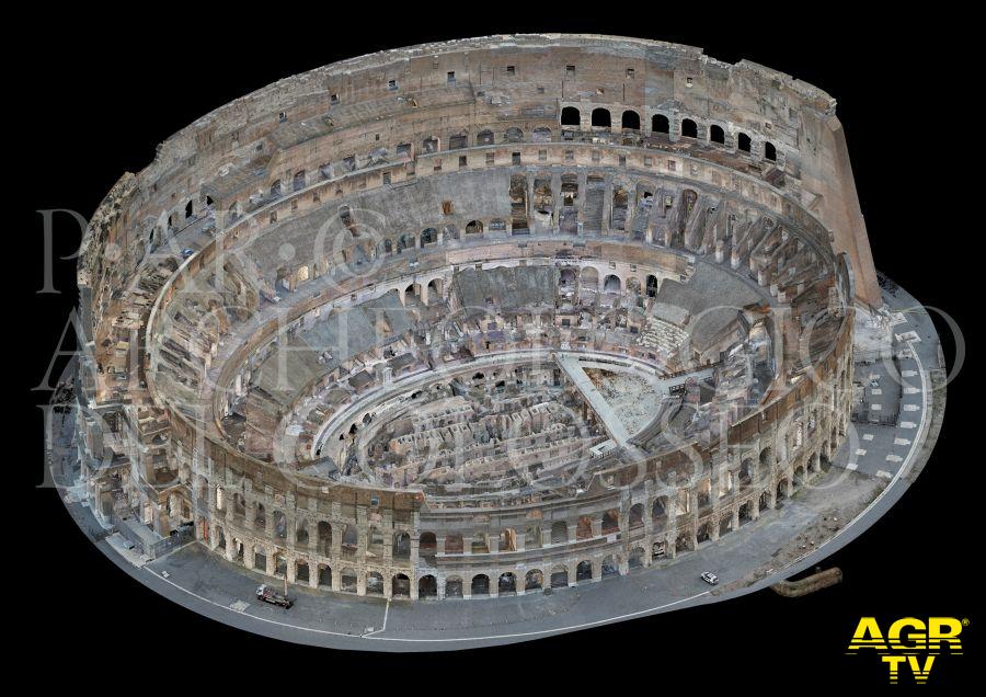 Colosseo HBIM 3D (foto da comunicato stampa) Colosseo HBIM 3D (foto da comunicato stampa)