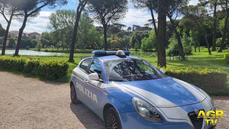 Polizia gli agenti intervenuti La Romanina Polizia gli agenti intervenuti La Romanina