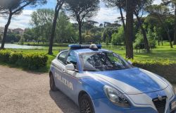 Polizia gli agenti intervenuti La Romanina