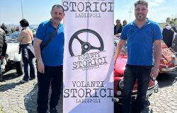 Responsabili dell'Associazione Volanti Storici Ladispoli, da Pasquale Carbone e Fabio Ricca