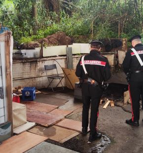 Roma, Labaro e Prima Porta, blitz dei Carabinieri in una baraccopoli, 17 persone denunciate, 1 arresto, sanzioni da 300 mila euro per furto di corrente