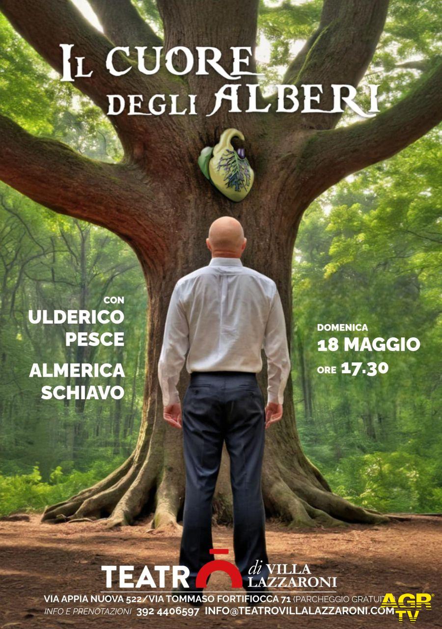 IL CUORE DEGLI ALBERI, con ULDERICO PESCE e ALMERICA SCHIAVO al teatro di Villa Lazzaroni - foto da comunicato IL CUORE DEGLI ALBERI, con ULDERICO PESCE e ALMERICA SCHIAVO al teatro di Villa Lazzaroni - foto da comunicato