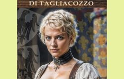 romanzo storico La pazza di Tagliacozzo di Alessandro Cuccuru - copertina da comunicato Stampa
