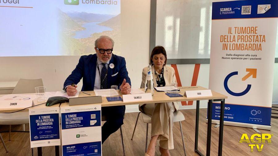 Claudio Talmelli, Presidente di Europa Uomo Italia e Paola Coco, Direttore Medico di Novartis Claudio Talmelli, Presidente di Europa Uomo Italia e Paola Coco, Direttore Medico di Novartis