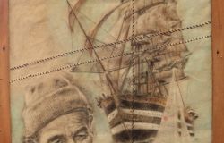Quadro A. Gandino Vela Vespucci_Foto Maccione