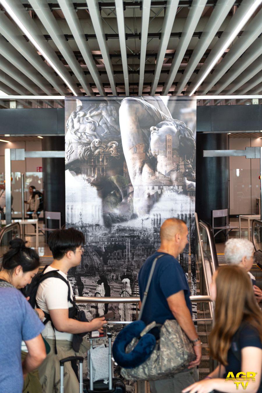 L'arte di Davide Bramante in mostra all'aeroporto L'arte di Davide Bramante in mostra all'aeroporto
