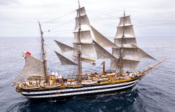 Nave Amerigo Vespucci a Civitavecchia: Ambasciatore del Made in Italy nel mondo fa tappa nel Lazio