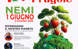 Nemi, Sagra delle Fragole 2025, 1/2 giugno, tutto il programma dei due giorni di festa