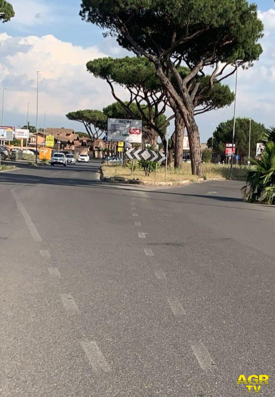 Infernetto via Wolf Ferrari l'area oggetto dell'intervento Infernetto via Wolf Ferrari l'area oggetto dell'intervento