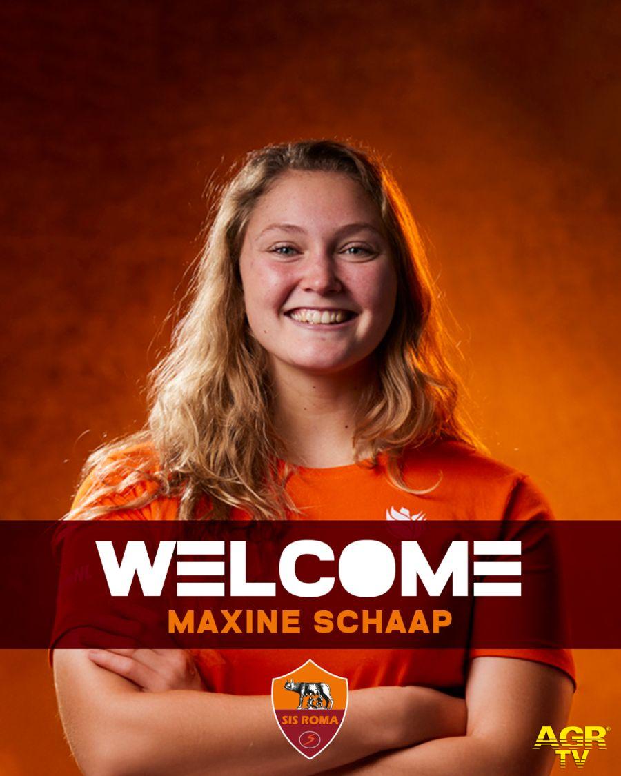 Maxine Schaap nuovo acquisto della SIS Roma Maxine Schaap nuovo acquisto della SIS Roma