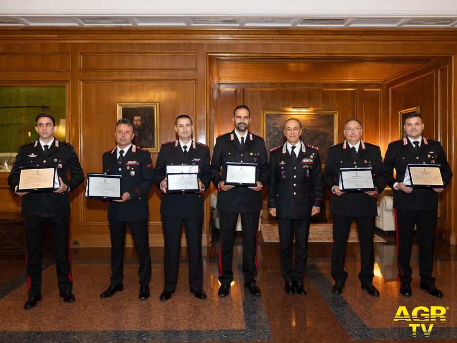 I Carabinieri premiati I Carabinieri premiati