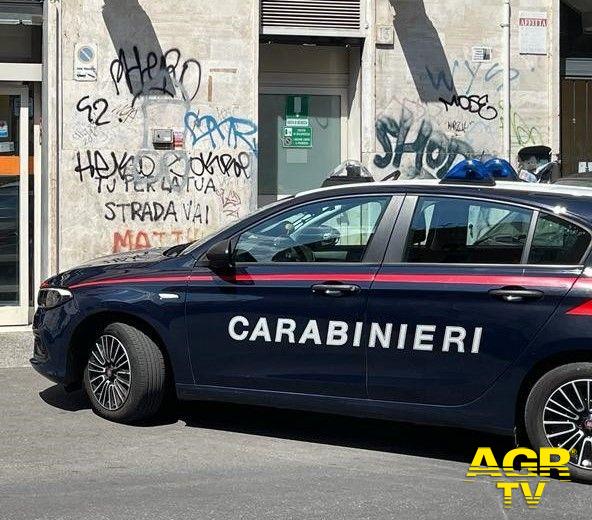Carabinieri Casilina intervenuti in via Alessandrina Carabinieri Casilina intervenuti in via Alessandrina