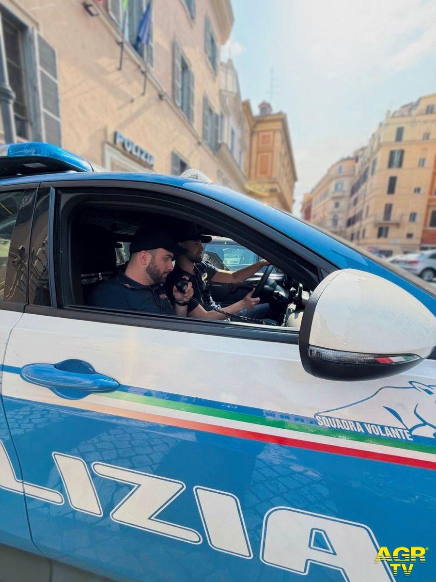 Polizia l'equipaggio intervenuto distretto Fidene Serpentara