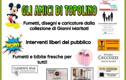 Ostia, Gli amici di Topolino fumetti, disegni e caricature