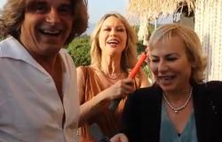 FALCHI ED IL SINDACO CELENTANO CON L'IMPRENDITORE PASTORE