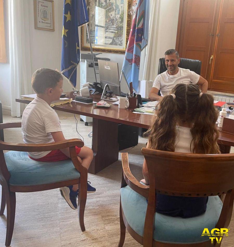 Roccasecca Gabriel dal sindaco Giuseppe Sacco Roccasecca Gabriel dal sindaco Giuseppe Sacco