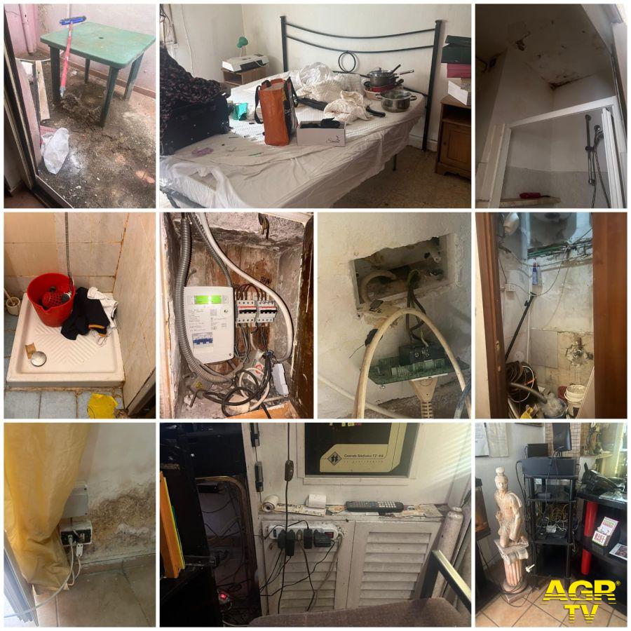 Polizia le foto delle gravi carenze dell'albergo sequestrato Polizia le foto delle gravi carenze dell'albergo sequestrato
