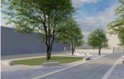 nuova pedonalizzazione piazza san leonardo ad acilia