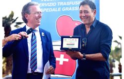 Consegna Targa a Fabrizio Gaetani