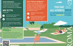 Roma, Piscine all'aperto ingressi gratuiti per gli over 70