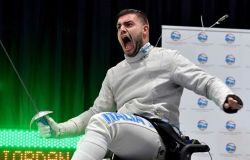 Fiumicino, coppa del mondo scherma paraolimpica, argento per Edoardo Giordano