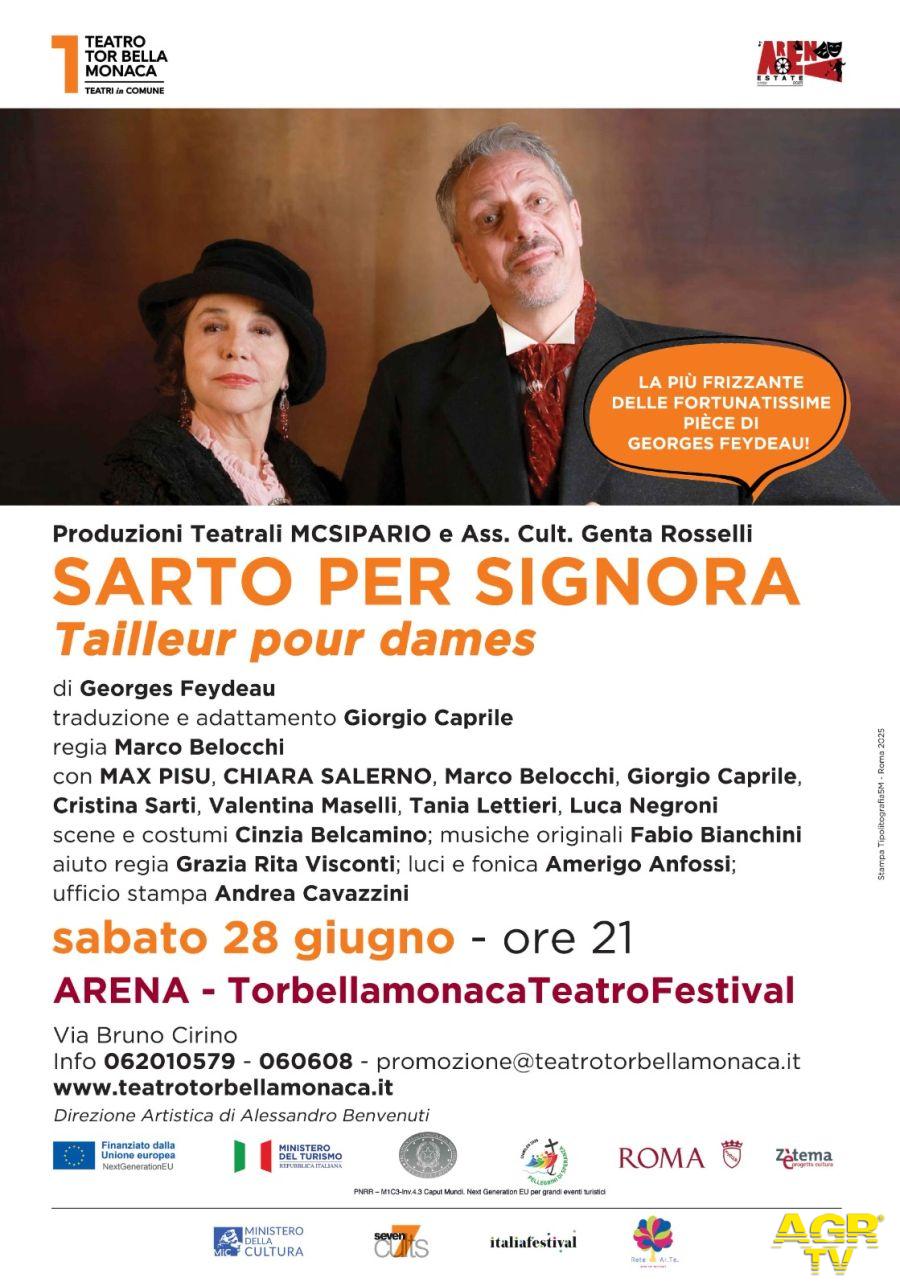Sarto per signora teatro Bella Monaca locandina Sarto per signora teatro Bella Monaca locandina
