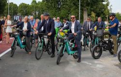 Roma, inaugurato il parco d'affaccio Foro Italico sul Tevere, quinto intervento per la riqualificazione del fiume