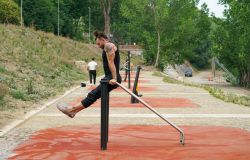 Parco Affaccio Foro Italico attrezzi ginnici