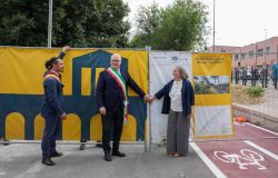 Parco Affaccio Foro Italico inaugurazione Gualtieri-Alfonsi
