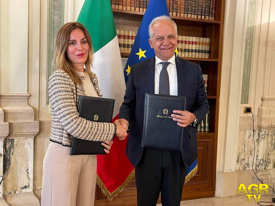 Lucia Dello Russo - Presidente (Un.I.Coop) - Matteo Piantedosi - Ministro dell'Interno